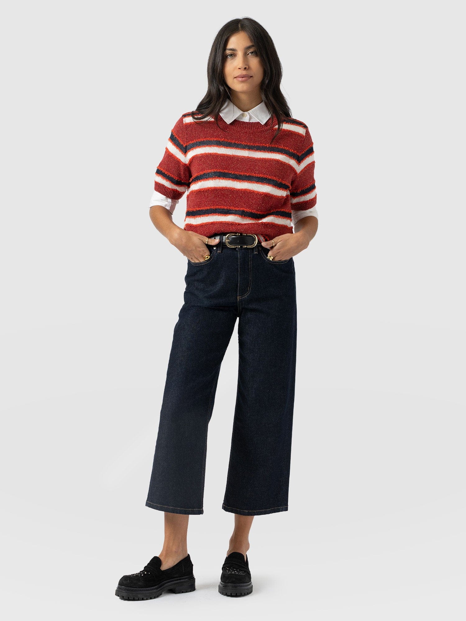 Rylie Crop Jean - Indigo - Women's Jeans | Saint + Sofia® EU