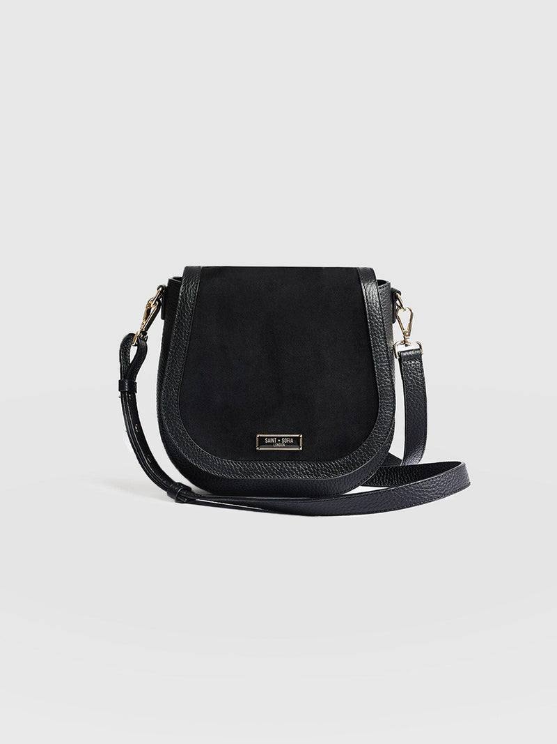 Saddle Bag Black - Women's Handbag | Saint + Sofia® EU