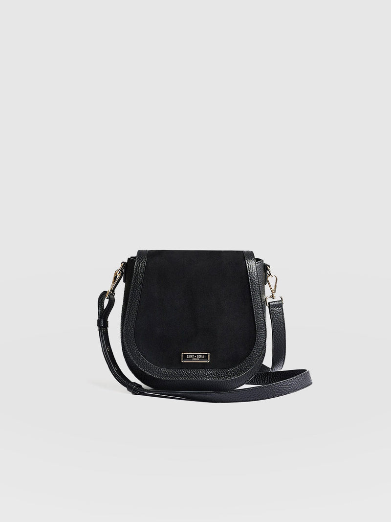 Saddle Bag Black - Women's Handbag | Saint + Sofia® EU