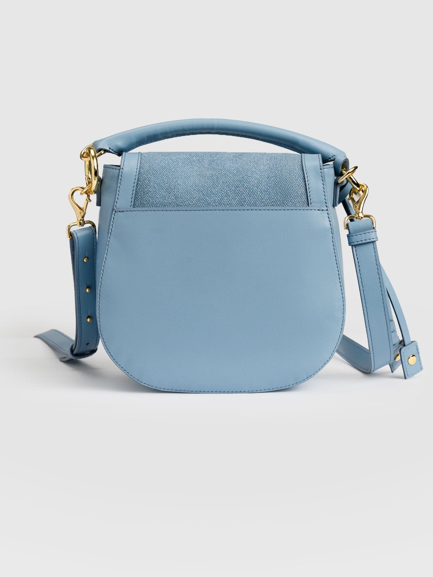 Saddle Bag - Denim - Women's Handbags | Saint + Sofia® EU