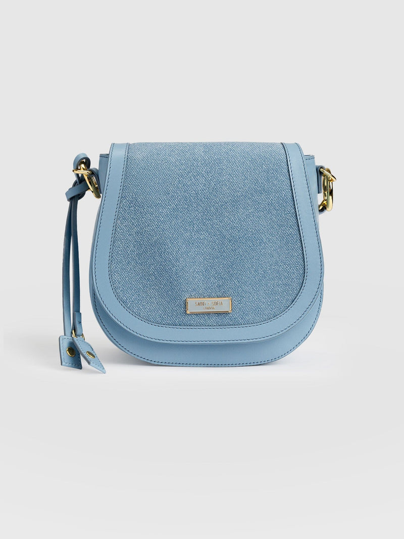 Saddle Bag - Denim - Women's Handbags | Saint + Sofia® EU