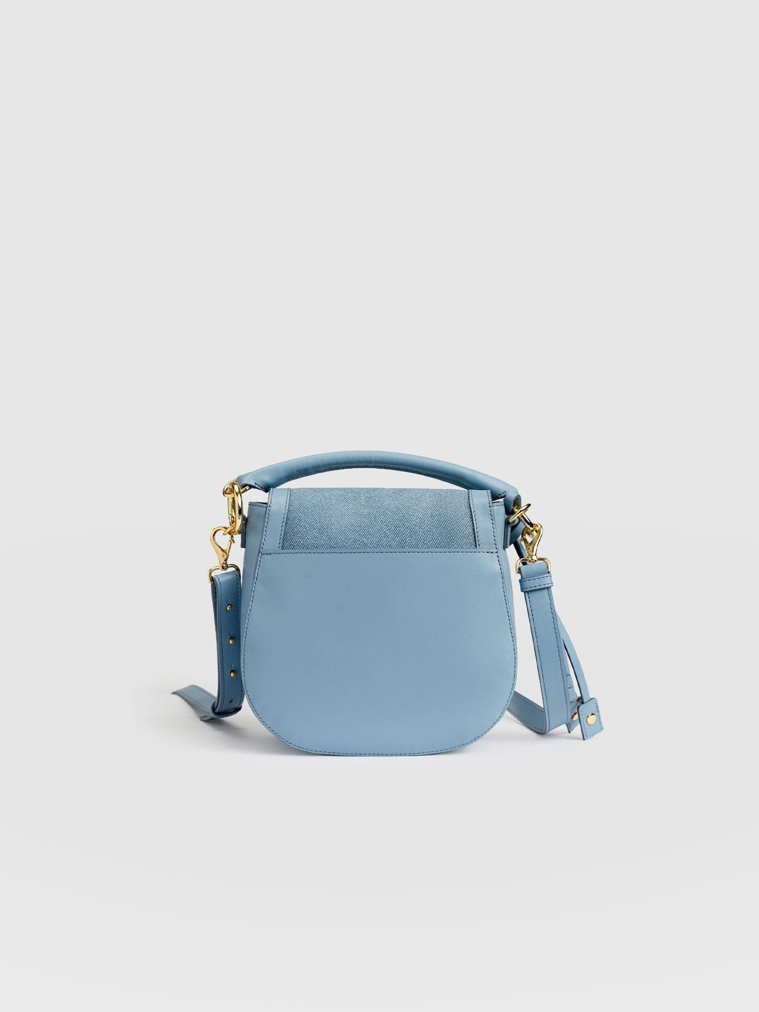 Saddle Bag - Denim - Women's Handbags | Saint + Sofia® EU