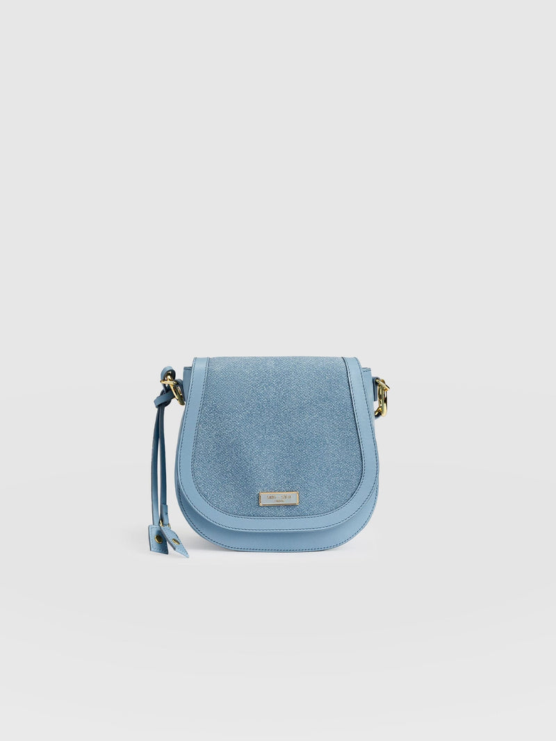 Saddle Bag - Denim - Women's Handbags | Saint + Sofia® EU