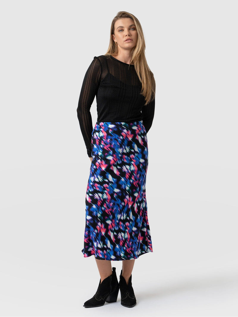 Sakura Bias Skirt Digital Filter - Women's Skirts | Saint + Sofia® EU