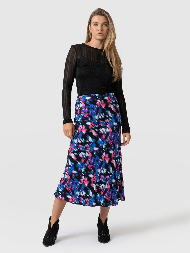 Sakura Bias Skirt Digital Filter - Women's Skirts | Saint + Sofia® EU