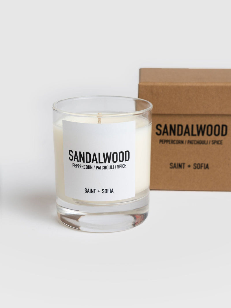 Sandalwood Scented Candle | Scented Candles | Saint + Sofia® EU