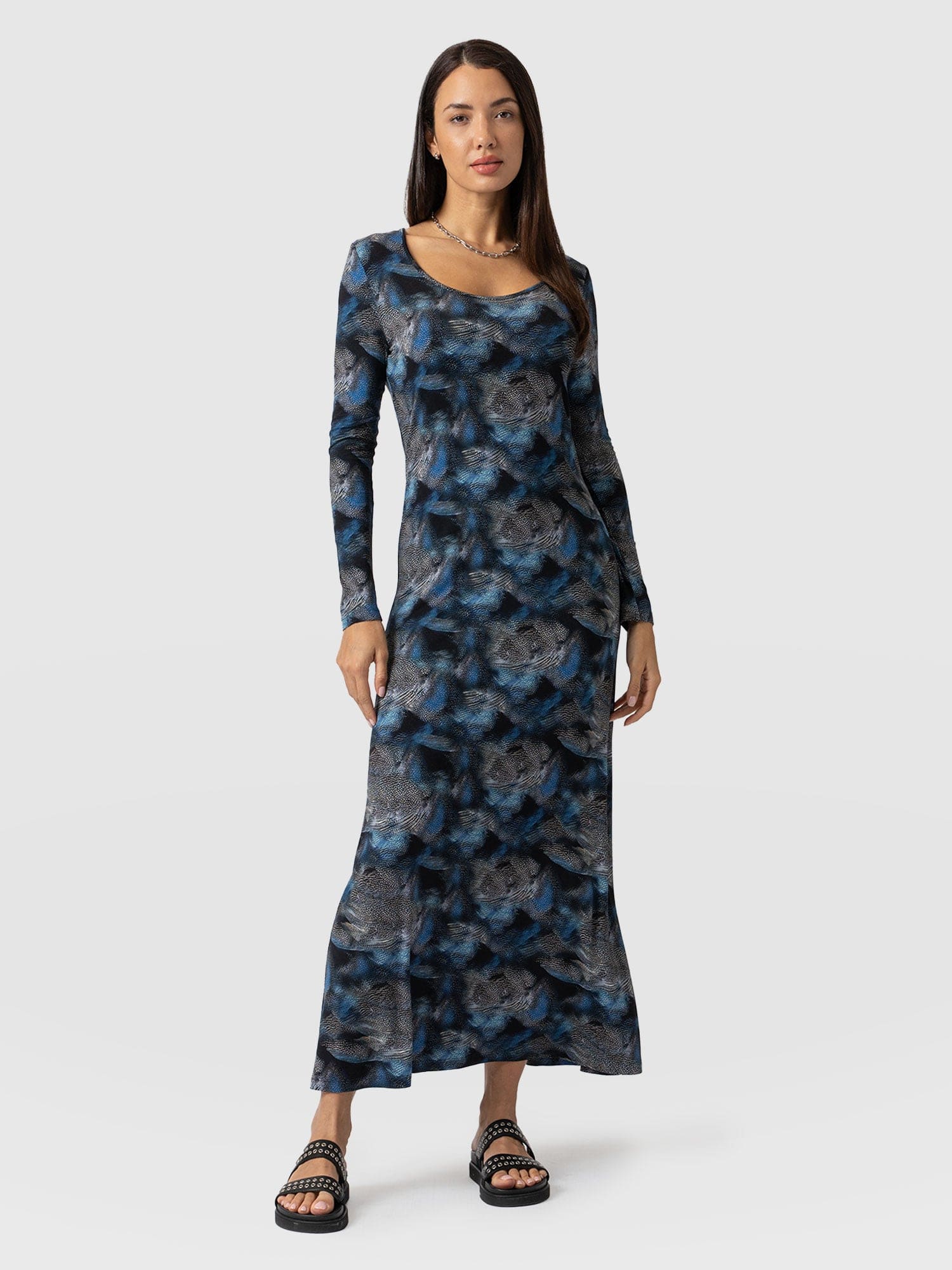 Scarlett Dress Blue Skyfall - Women's Dresses | Saint + Sofia® EU