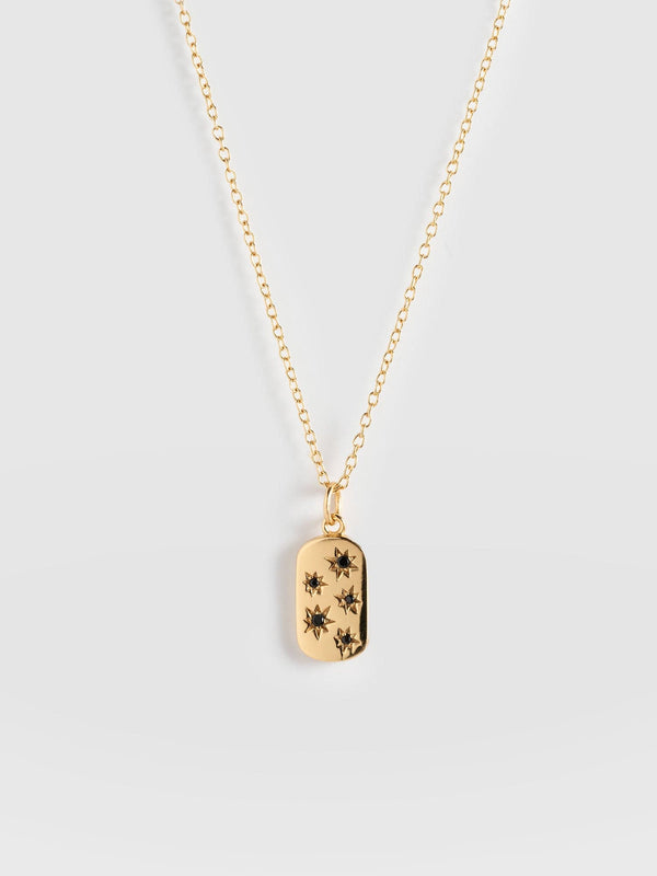 Scatter Star Charm Necklace Gold - Women's Jewellery | Saint + Sofia® EU