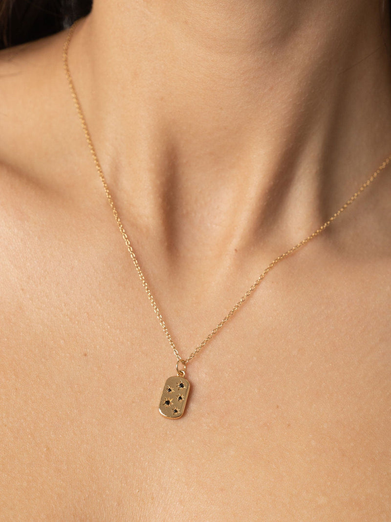 Scatter Star Charm Necklace Gold - Women's Jewellery | Saint + Sofia® EU