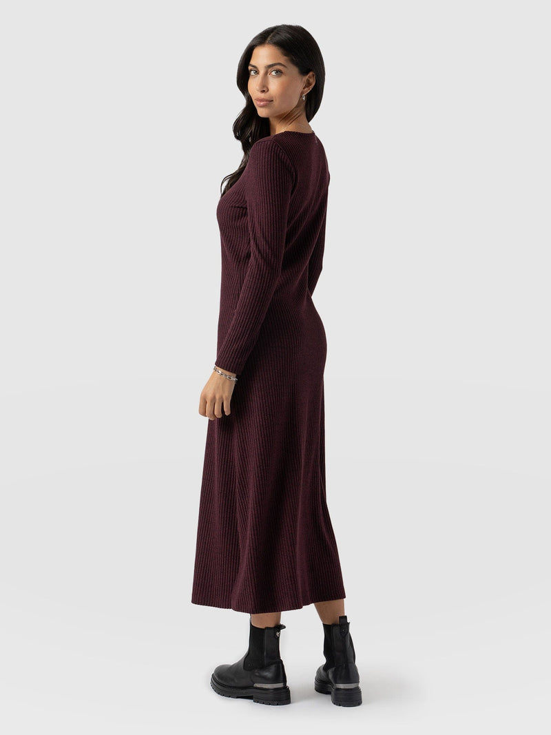 Sienna Maxi Dress Burgundy - Women's Dresses | Saint + Sofia® EU