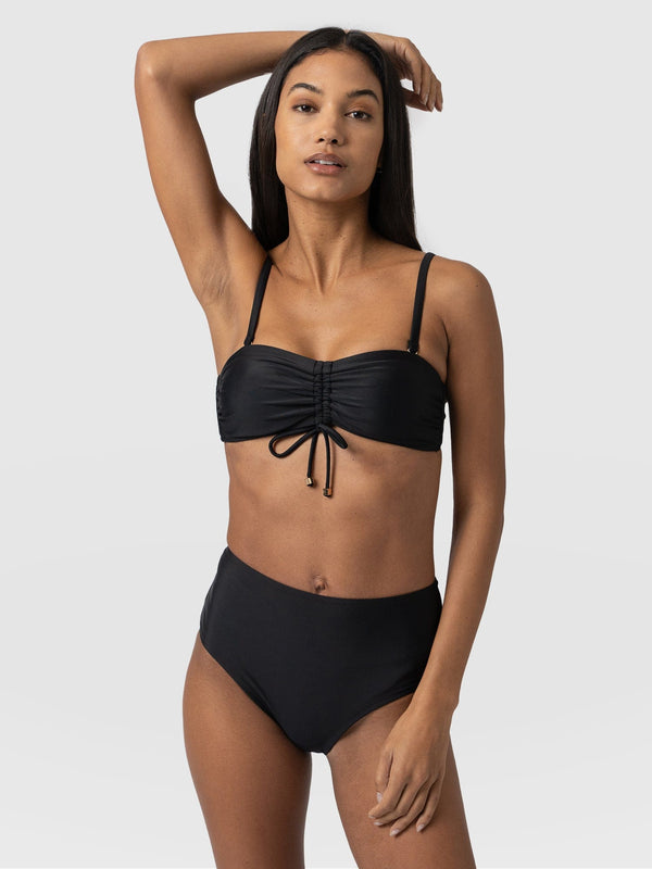 Skye Bandeau Bikini Top Black - Women's Swimwear | Saint + Sofia® EU