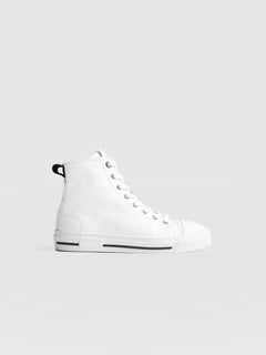 Skye High Top Trainer - White