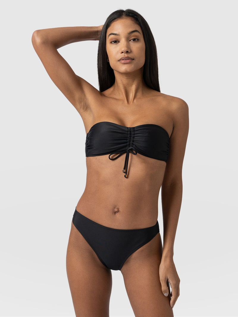 Skye Hipster Bikini Bottom Black - Women's Swimwear | Saint + Sofia® EU