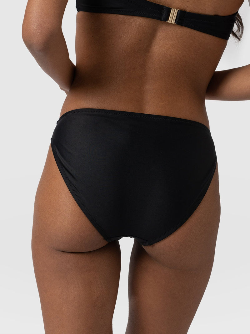 Skye Hipster Bikini Bottom Black - Women's Swimwear | Saint + Sofia® EU