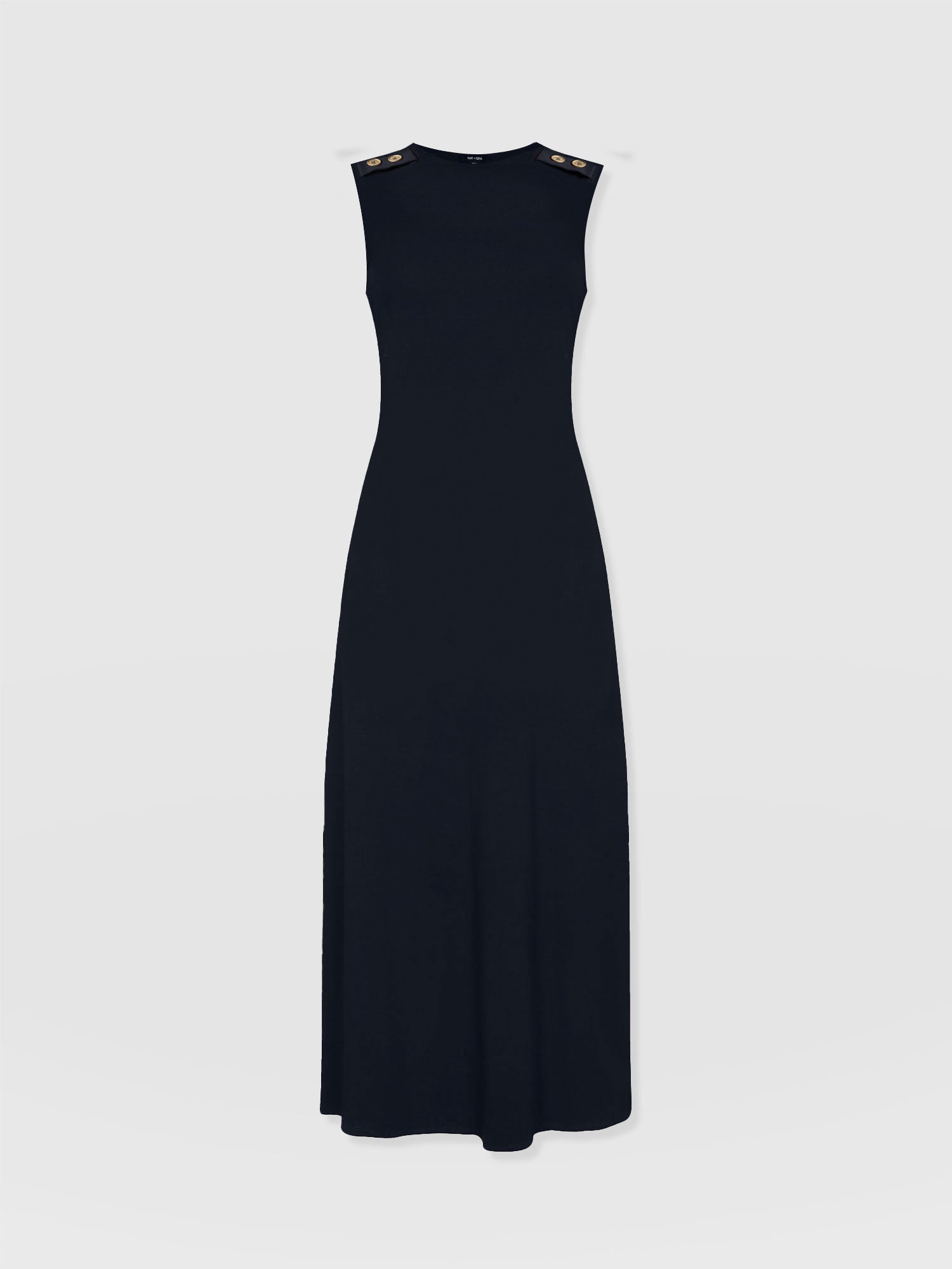 Sleeveless Runway Maxi Dress - Navy - Women's Dresss | Saint + Sofia® EU