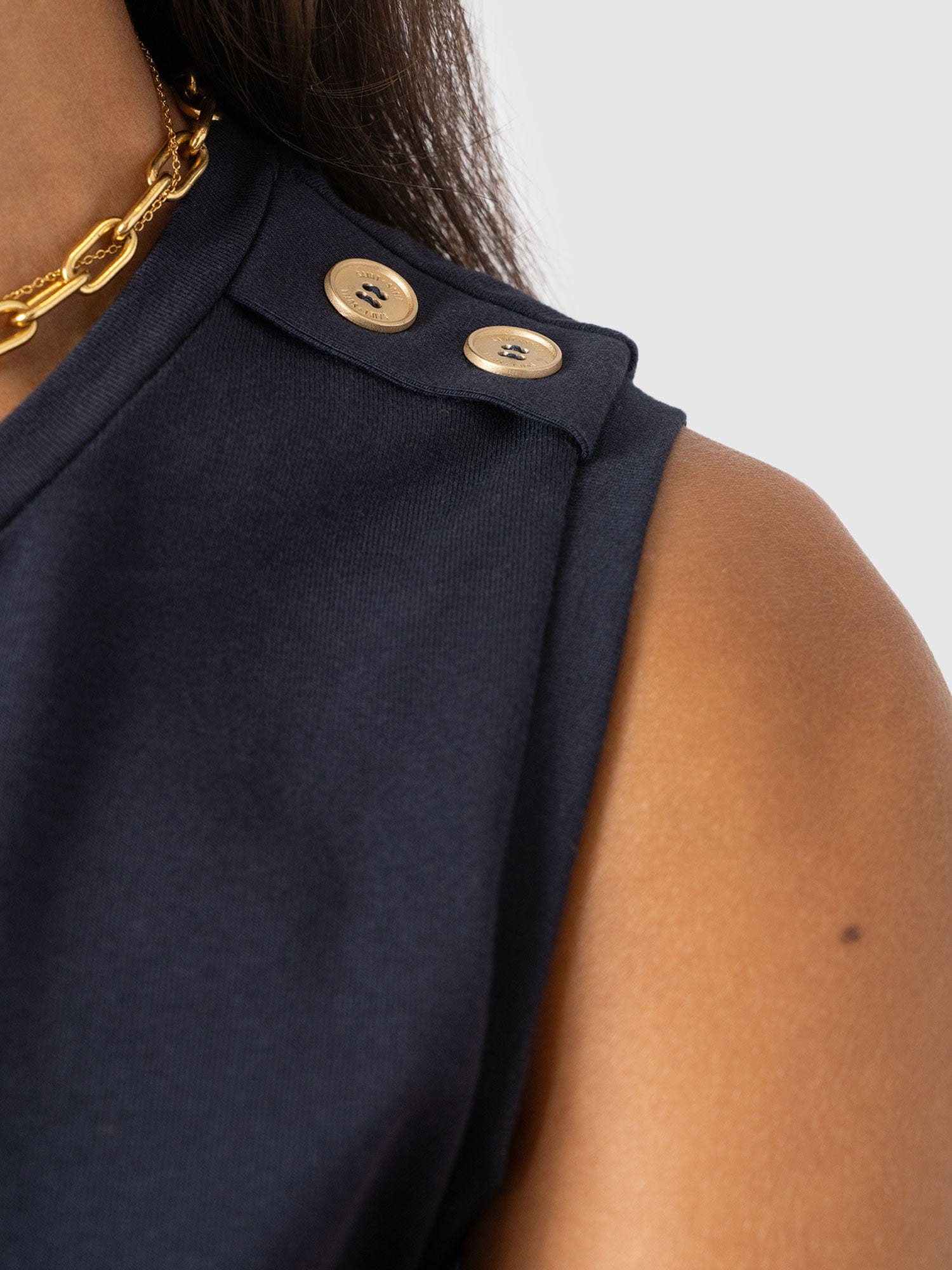 Sleeveless Runway Maxi Dress - Navy - Women's Dresss | Saint + Sofia® EU