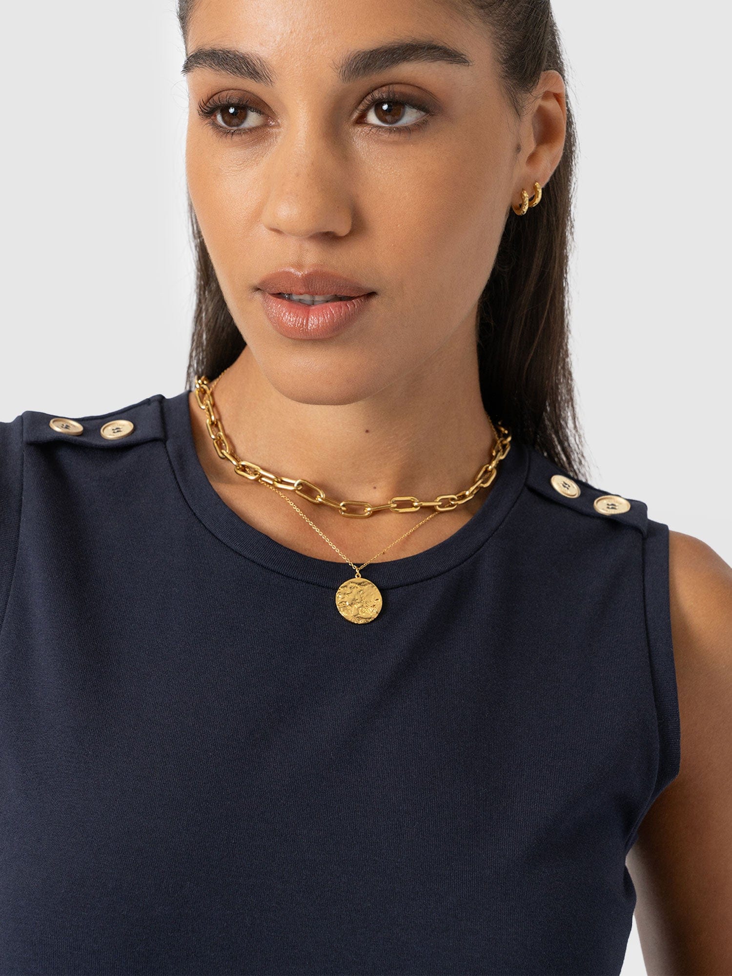 Sleeveless Runway Maxi Dress - Navy - Women's Dresss | Saint + Sofia® EU