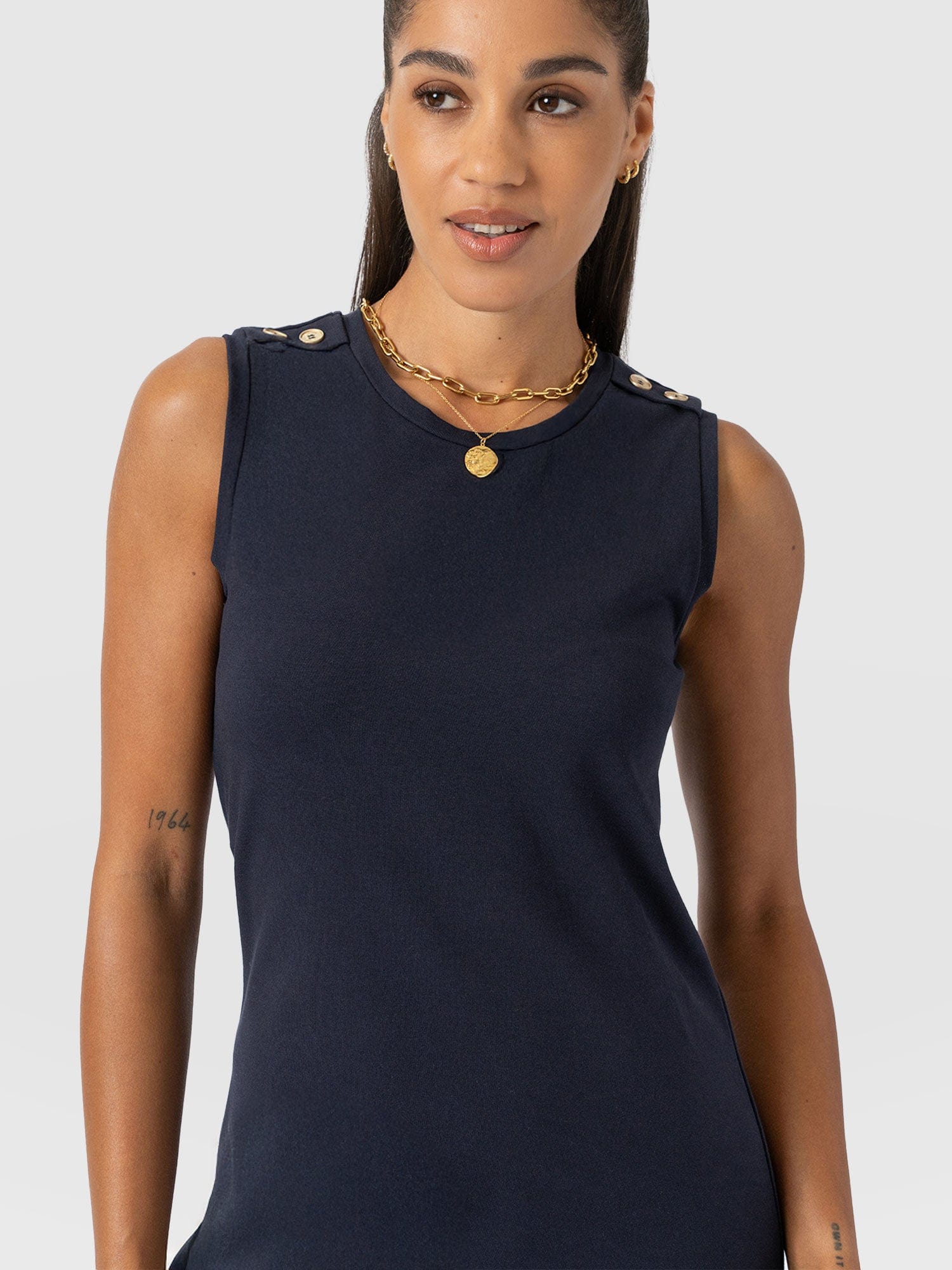 Sleeveless Runway Maxi Dress - Navy - Women's Dresss | Saint + Sofia® EU