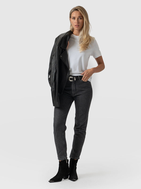 Slim Mom Jeans Black - Women's Jeans | Saint + Sofia® EU