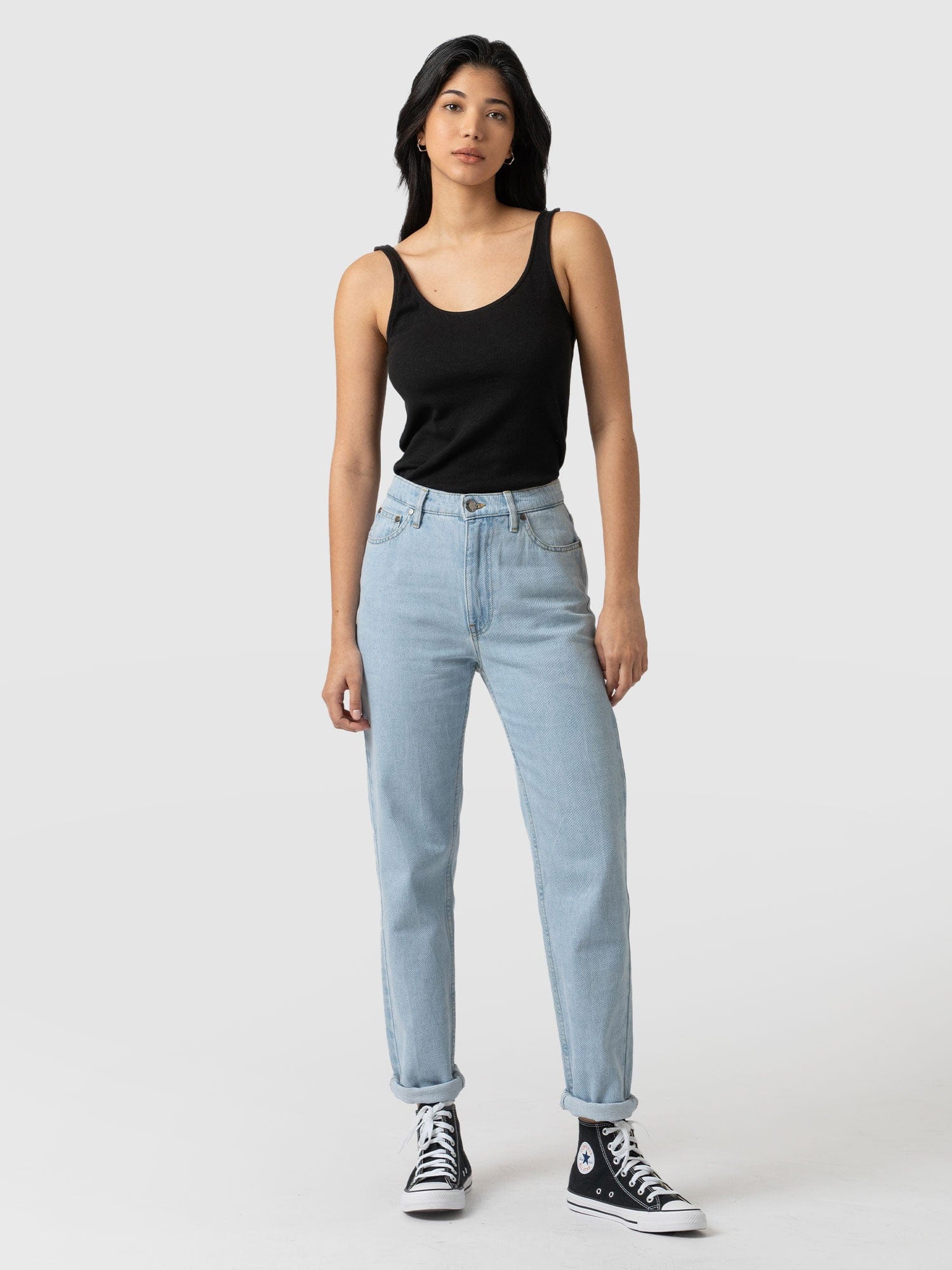 Slim Mom Jeans Pale Blue - Women's Jeans | Saint + Sofia® EU