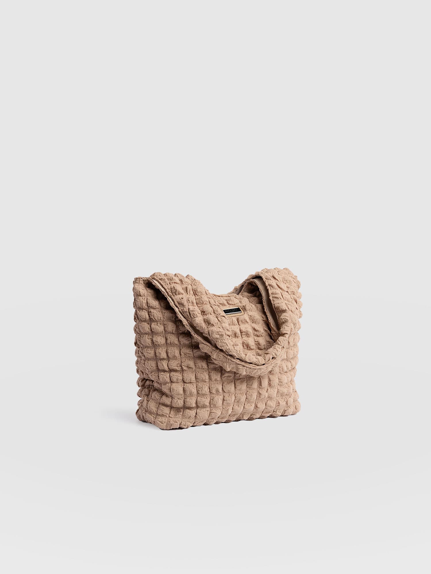 Soho Shoulder Tote Bag Beige - Women's Bags | Saint + Sofia® EU