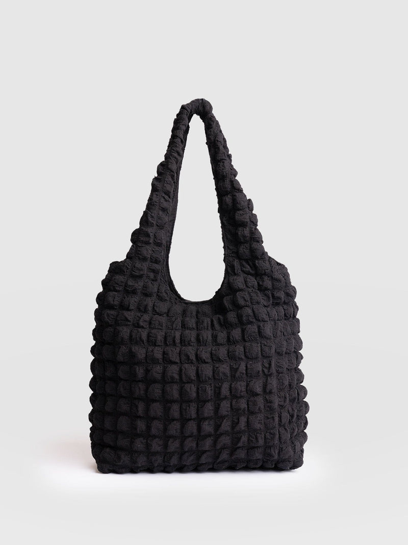 Soho Shoulder Tote Bag Black - Women's Bags | Saint + Sofia® EU