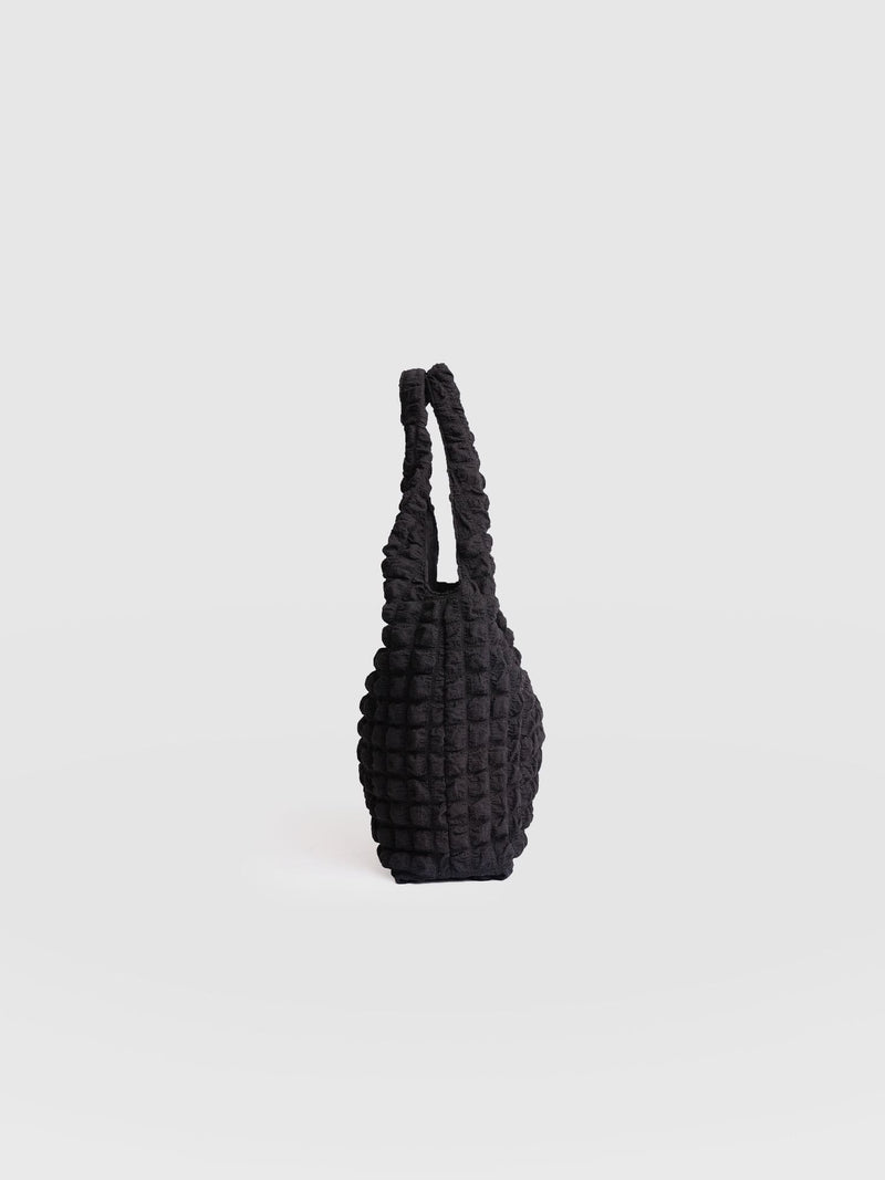 Soho Shoulder Tote Bag Black - Women's Bags | Saint + Sofia® EU