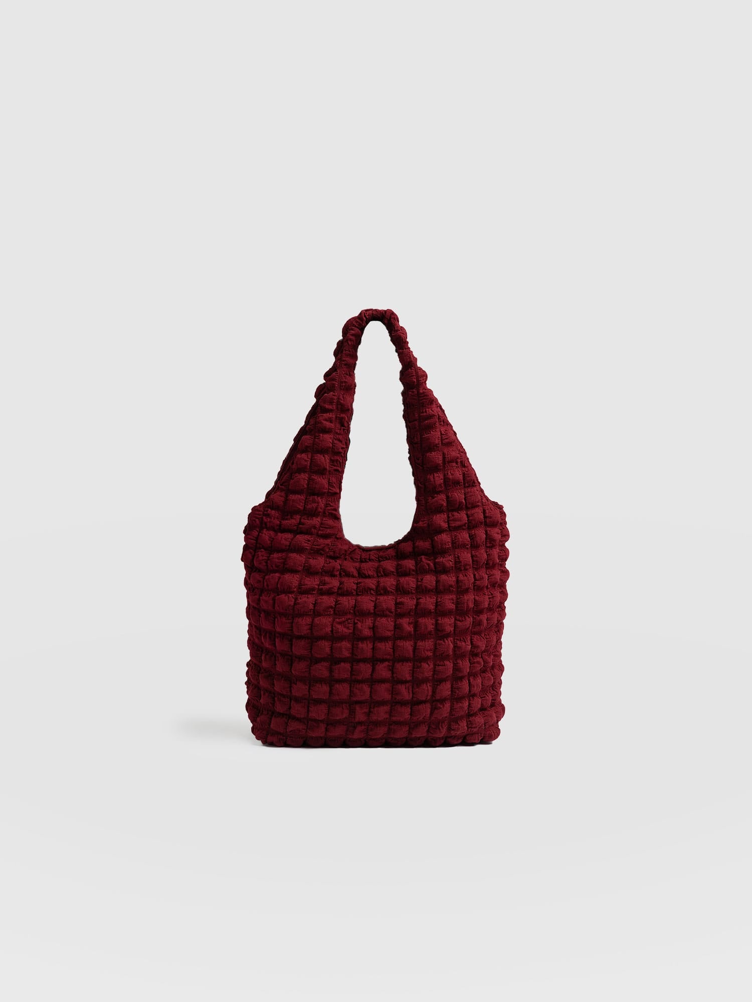 Soho Shoulder Tote Bag Burgundy - Women's Bags | Saint + Sofia® EU