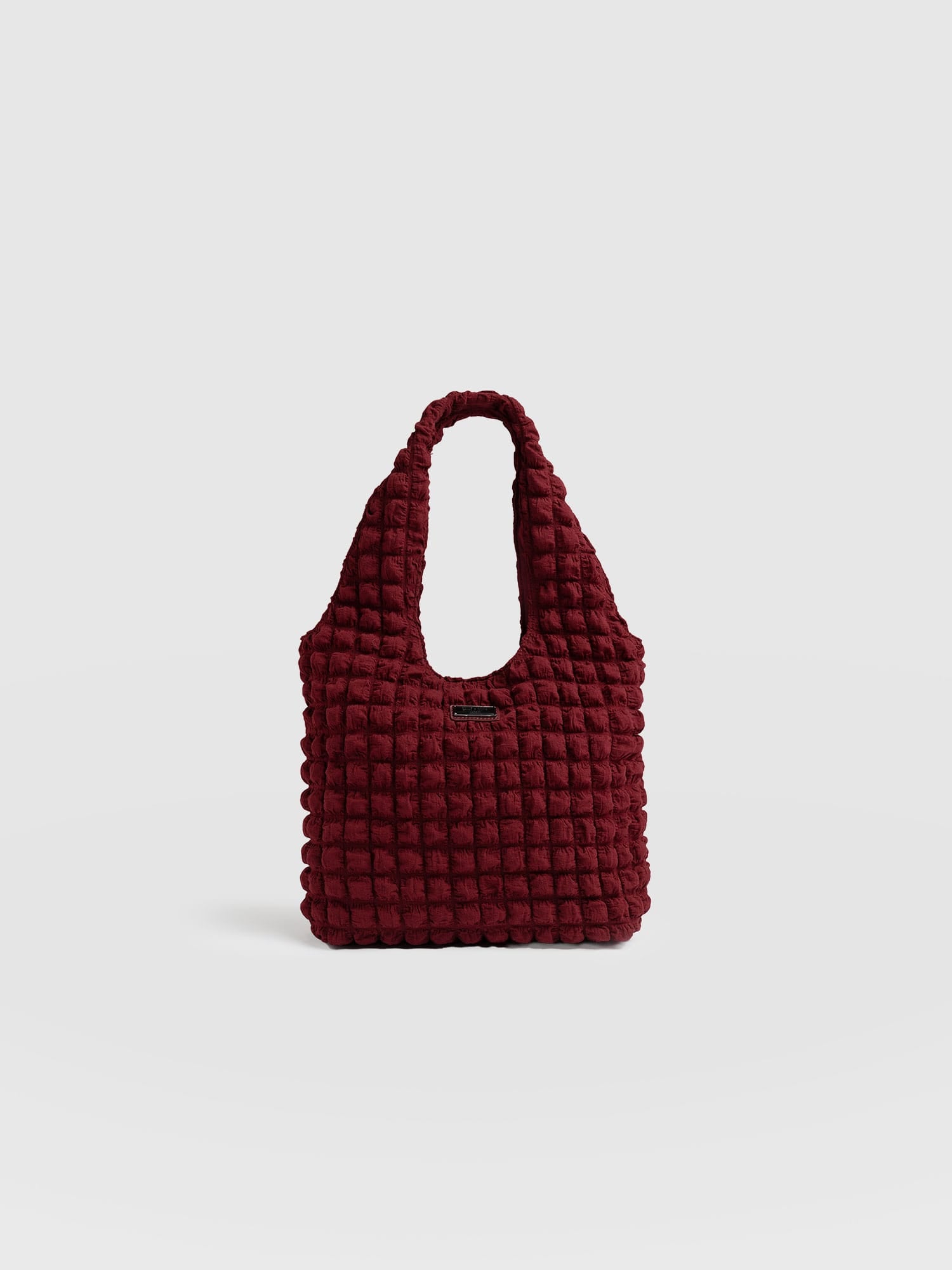 Soho Shoulder Tote Bag Burgundy - Women's Bags | Saint + Sofia® EU