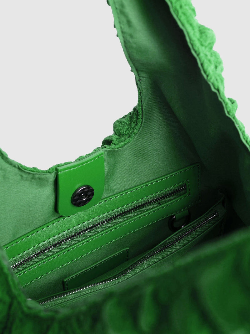 Soho Shoulder Tote Bag Green - Women's Bags | Saint + Sofia® EU