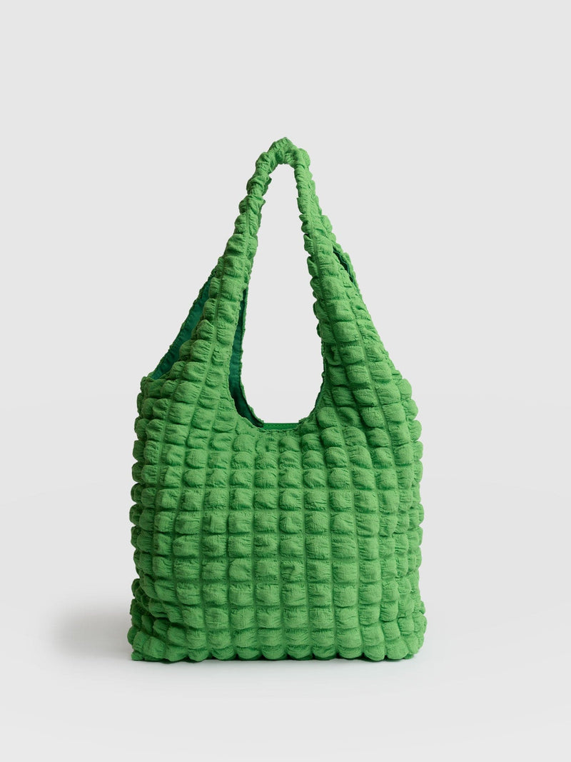 Soho Shoulder Tote Bag Green - Women's Bags | Saint + Sofia® EU