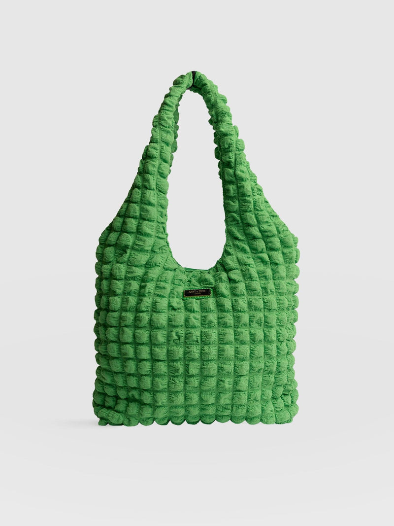 Soho Shoulder Tote Bag Green - Women's Bags | Saint + Sofia® EU