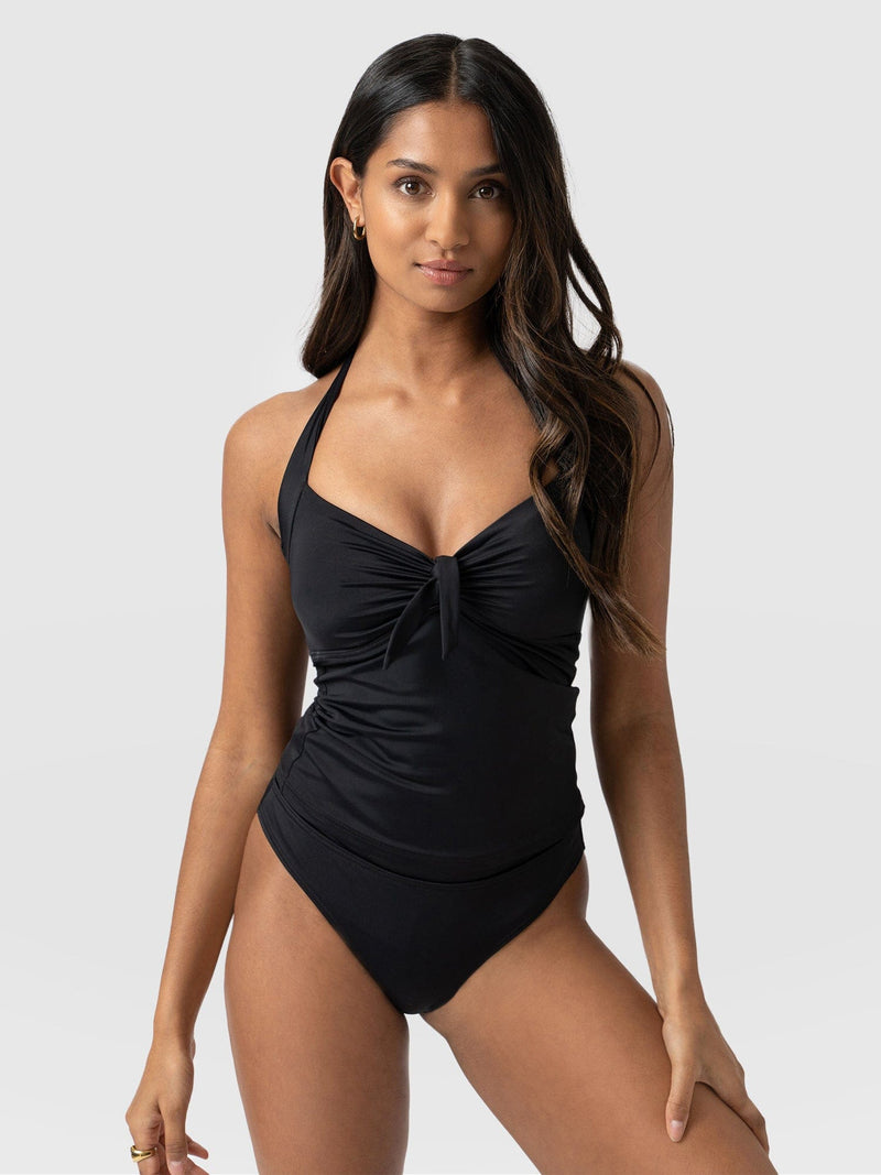 Sol Tankini Bottom Black - Women's Swimwear | Saint + Sofia® EU