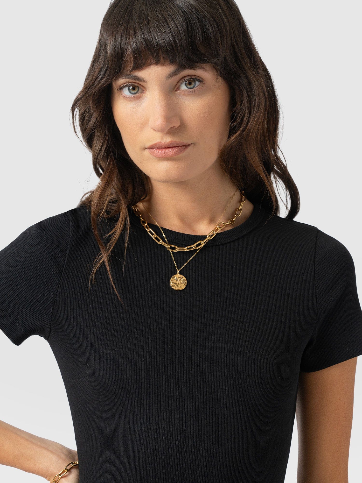 Sophia Contrast Dress - Black Broderie - Women's Dresses | Saint + Sofia® EU