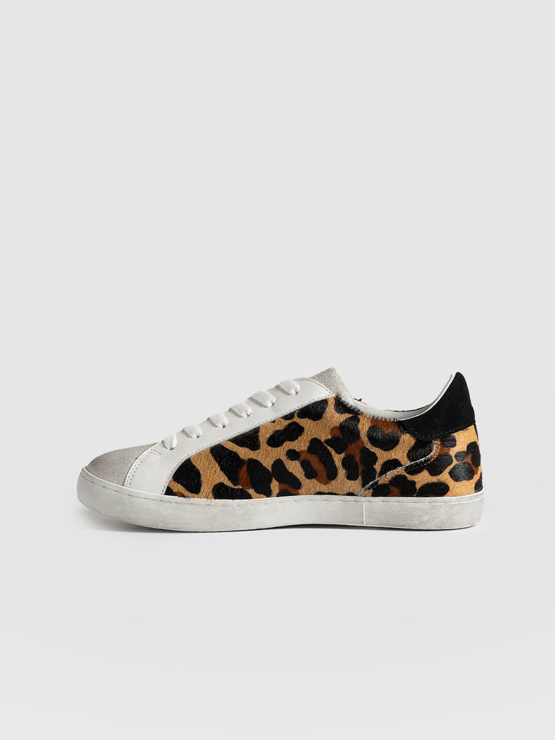 Spitalfield Trainers Leopard - Women's Trainers | Saint + Sofia® EU