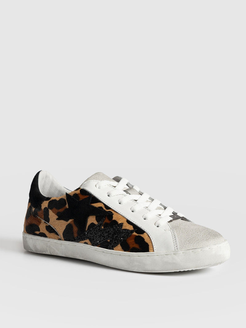 Spitalfield Trainers Leopard - Women's Trainers | Saint + Sofia® EU