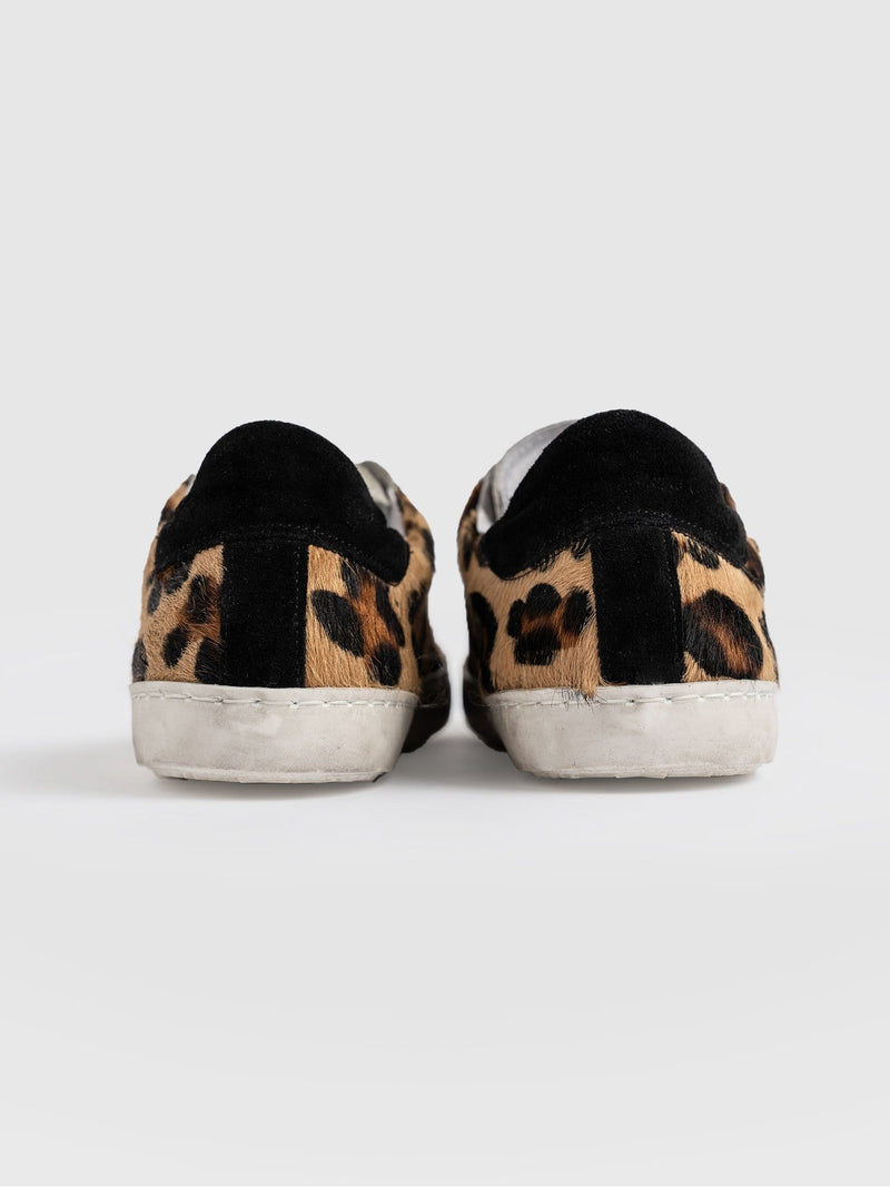 Spitalfield Trainers Leopard - Women's Trainers | Saint + Sofia® EU