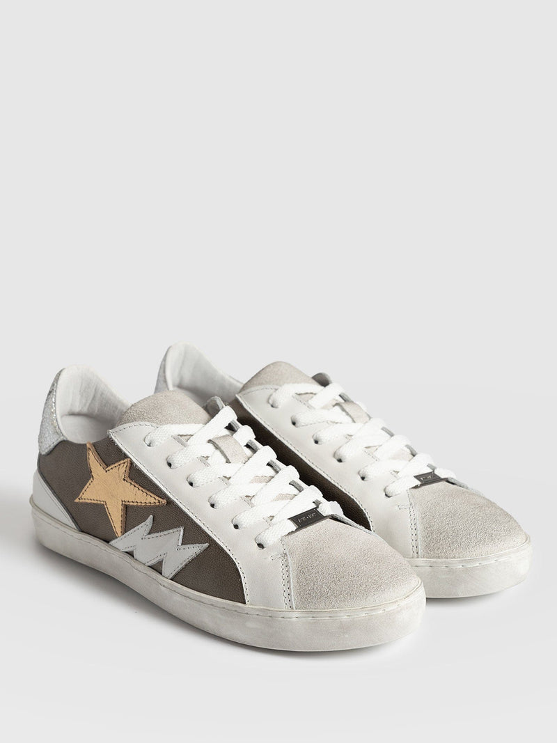 Spitalfields Trainers Metallic Gold - Women's Trainers | Saint + Sofia® EU