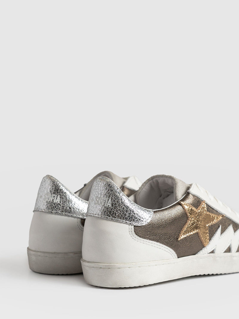 Spitalfields Trainers Metallic Gold - Women's Trainers | Saint + Sofia® EU