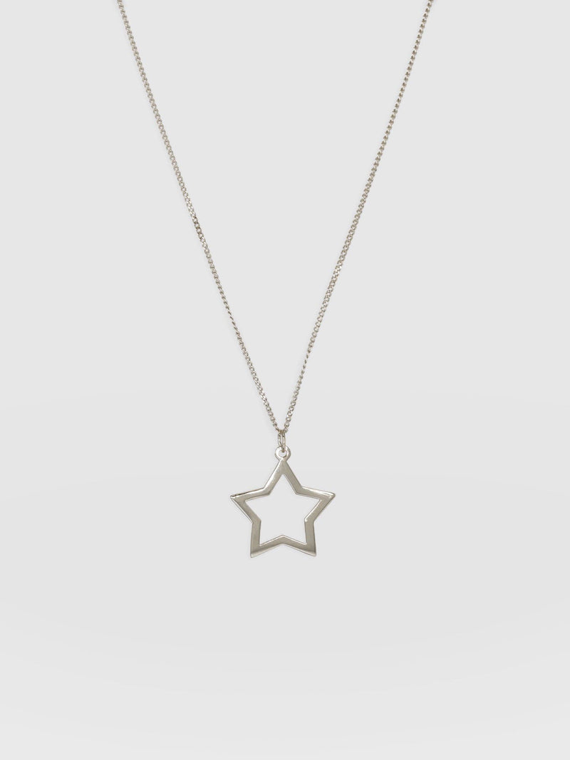 Star Pendant Necklace Silver - Women's Necklaces | Saint + Sofia® EU