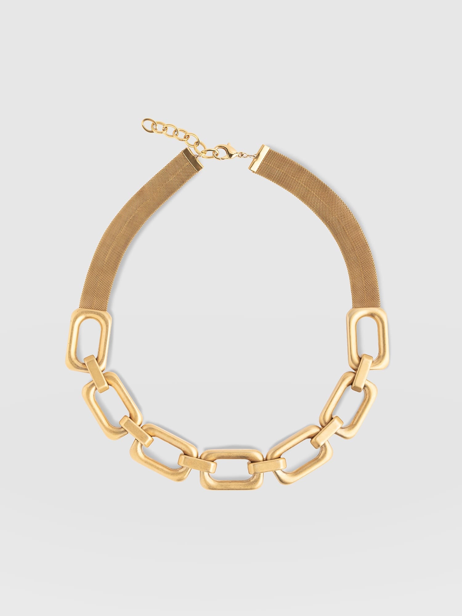 Statement Chain Necklace - Gold