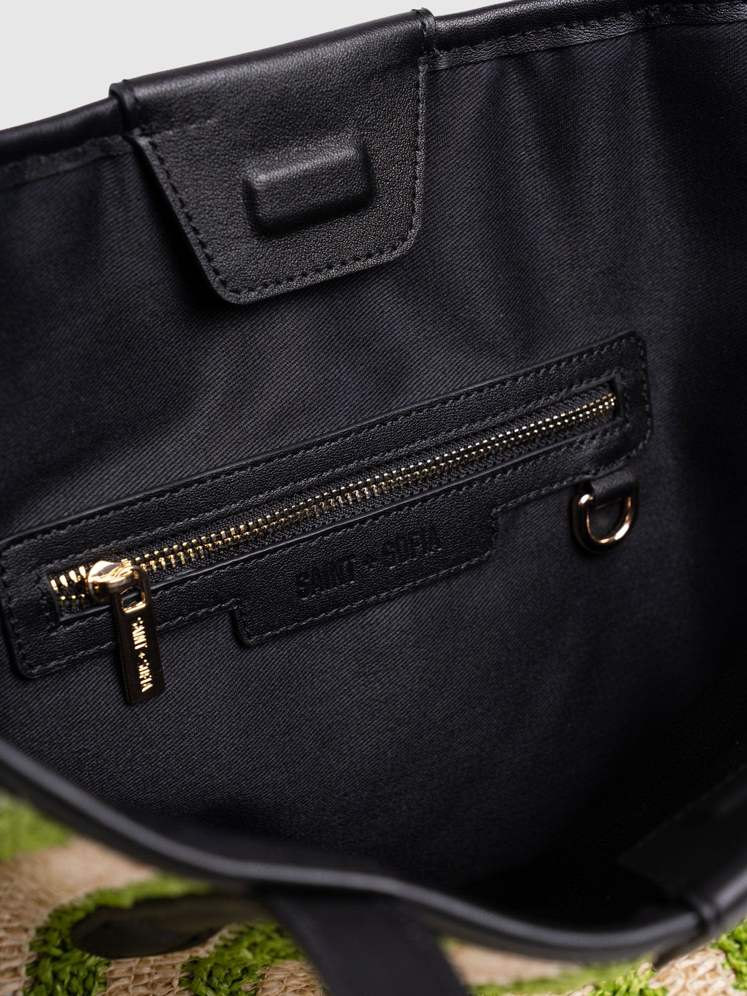 Stella Shopper Bag - Green Raffia - Women's Handbags | Saint + Sofia® EU