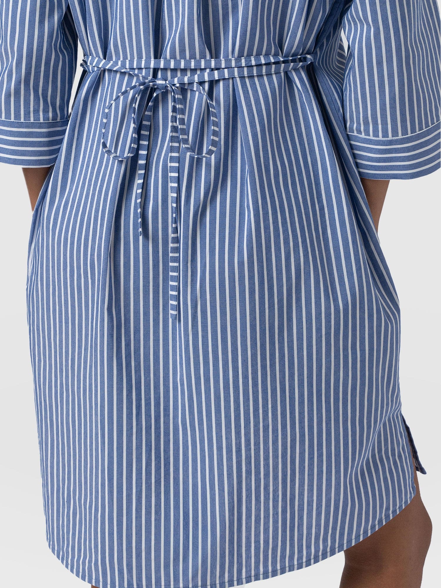 Stevie Shirt Dress - Blue Stripe - Women's Dresses | Saint + Sofia® EU