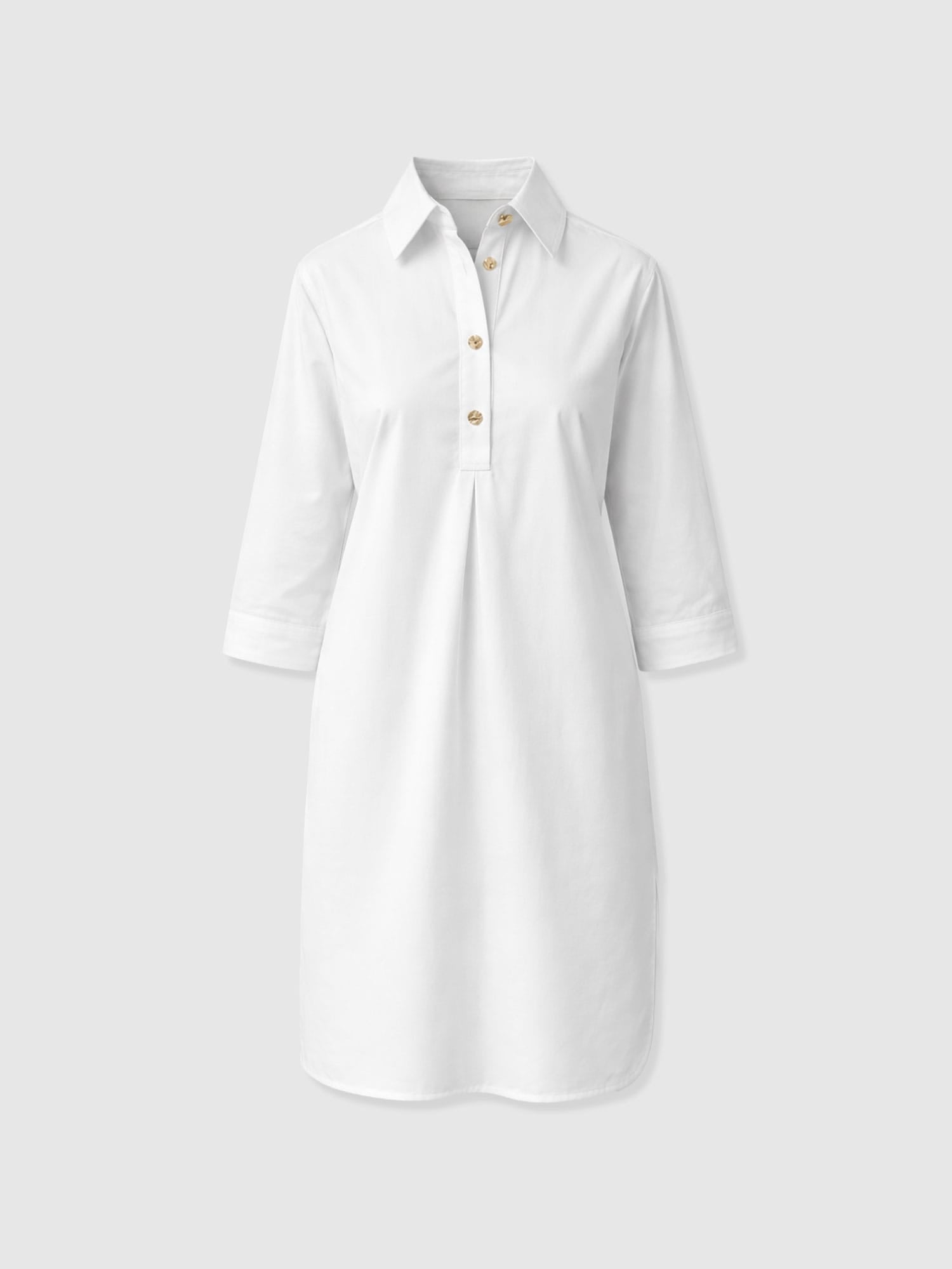 Stevie Shirt Dress - White - Women's Dresses | Saint + Sofia® EU