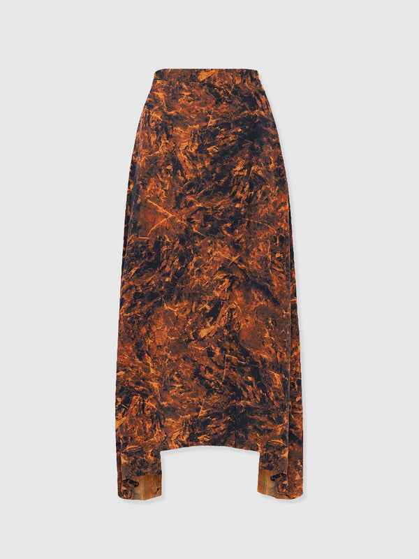 Sutton Skirt - Brown Marble - Women's Skirts | Saint + Sofia® EU