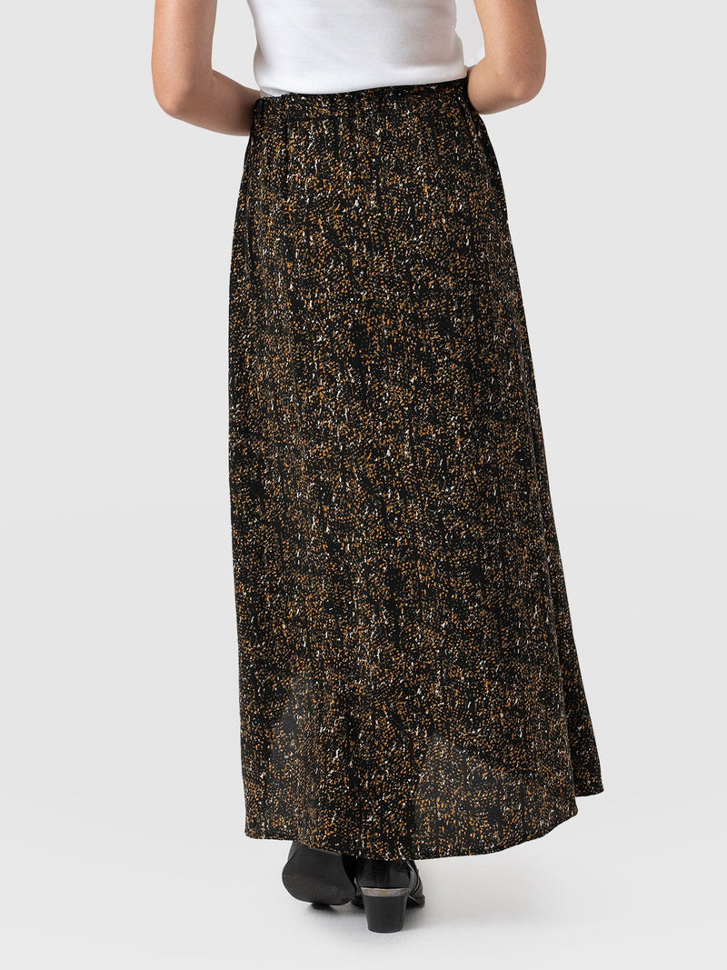 Sutton Skirt Ditsy Leopard - Women's Skirts | Saint + Sofia® EU