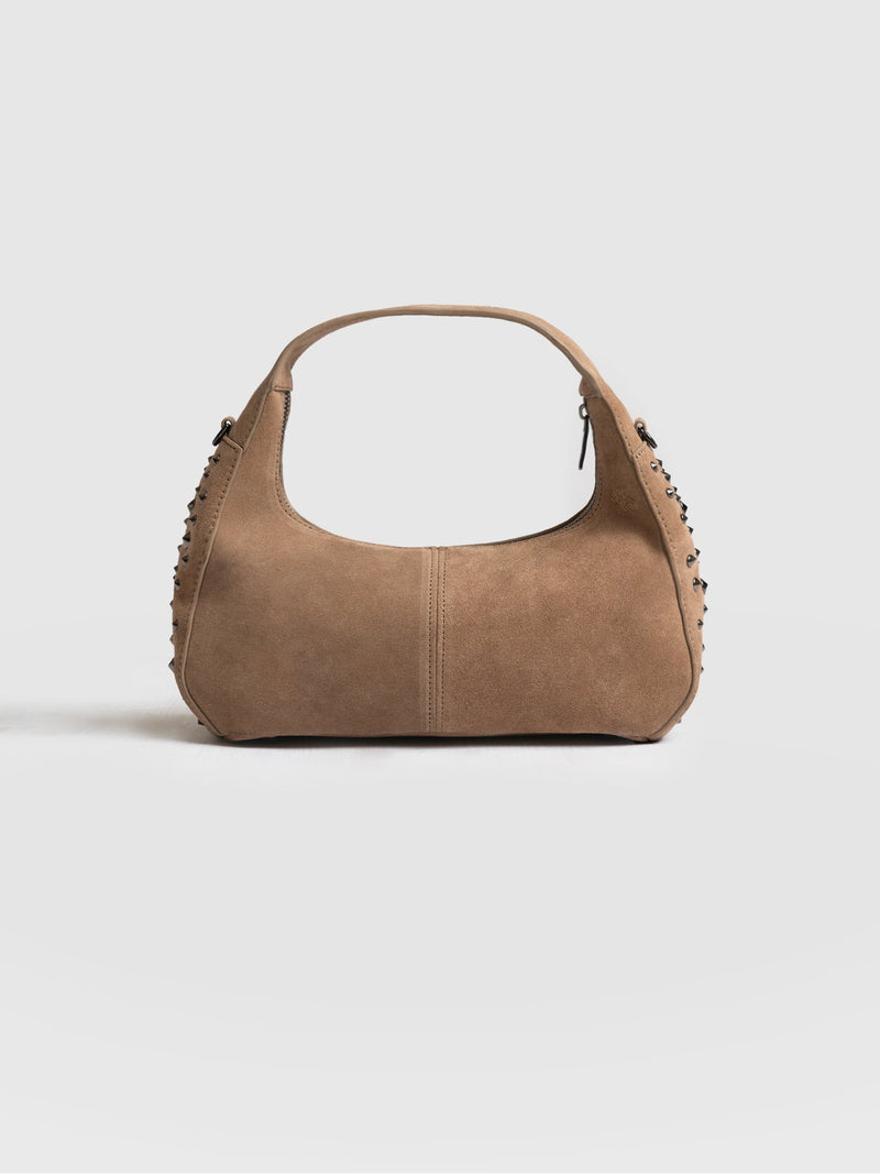 Taylor Hobo Handbag Taupe - Women's Bags | Saint + Sofia® UK