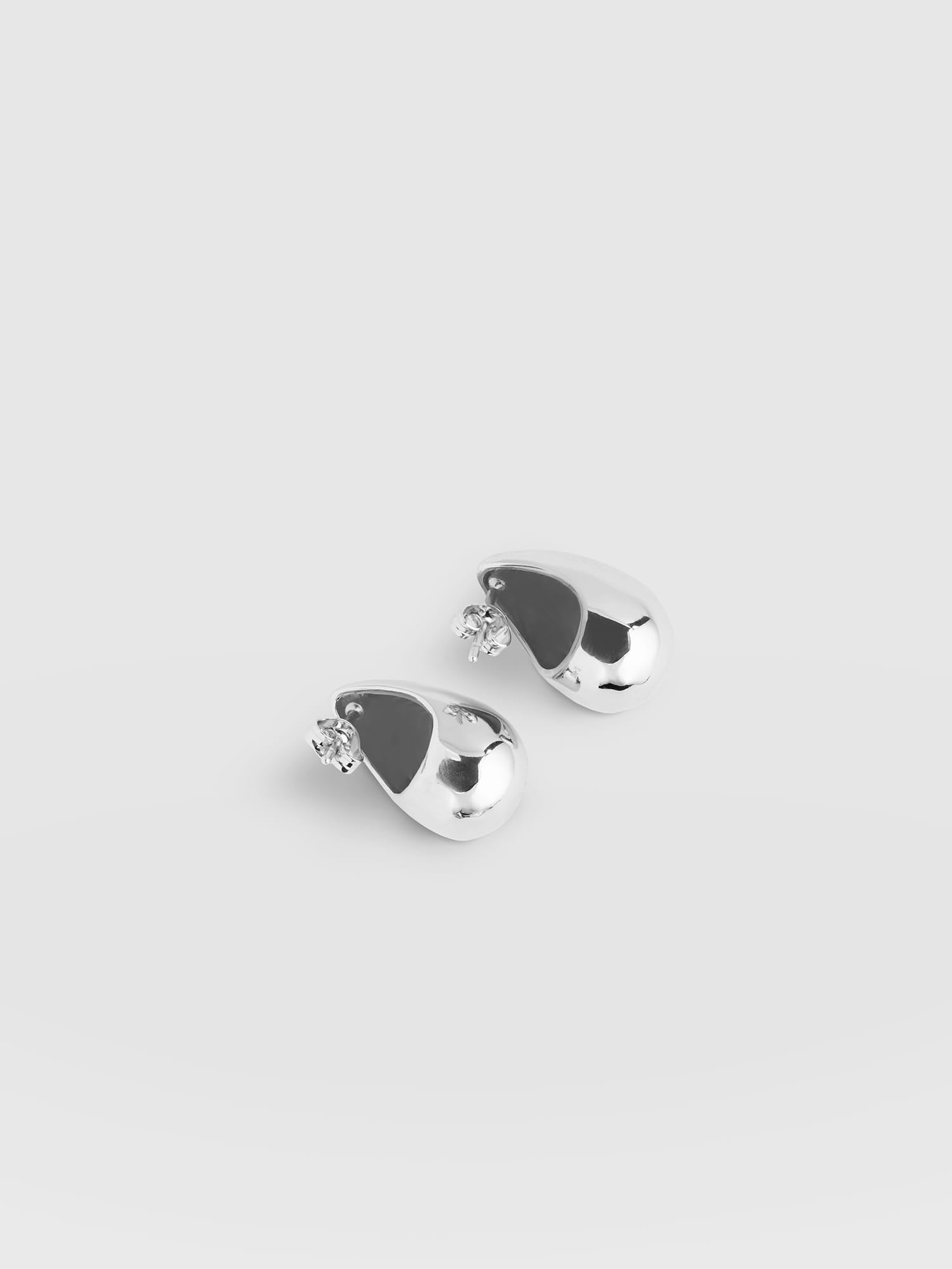 Teardrop Small Earrings - Silver - Women's Jewellers | Saint and Sofia® EU