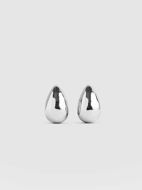 Teardrop Small Earrings - Silver - Women's Jewellers | Saint and Sofia® EU