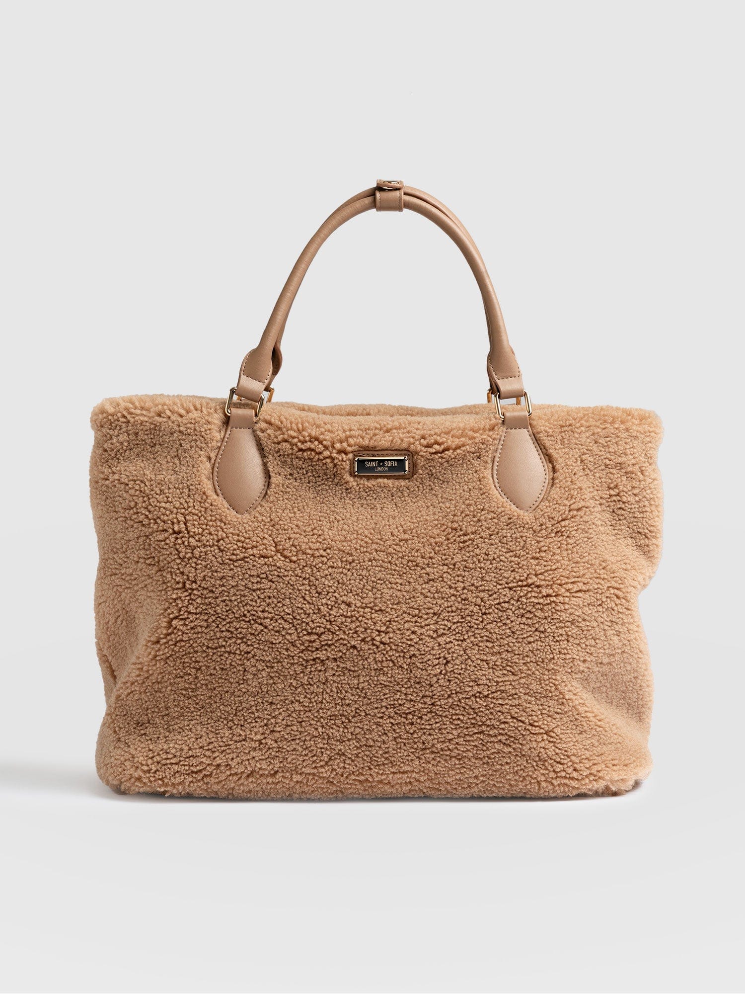 Teddy Selene Shopper Bag Caramel - Women's Bags | Saint + Sofia® EU